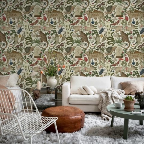 Fototapet, Animal Specials, Beige, Rebel Walls