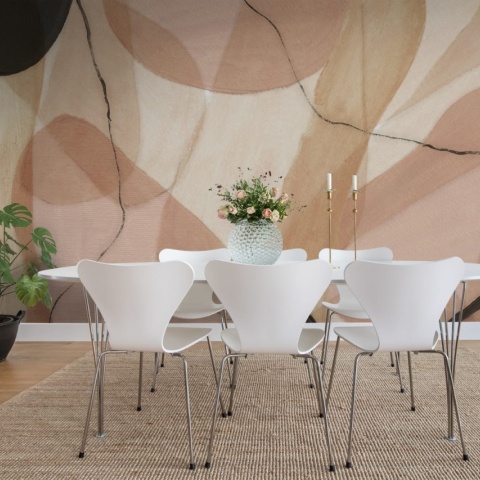 Fototapet, Asana, Dusty Pink, Rebel Walls - Img 3