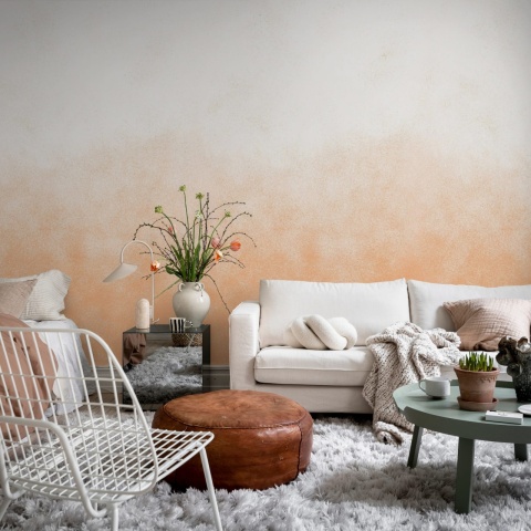 Fototapet, Ash Gradient, Peach Fuzz, Rebel Walls