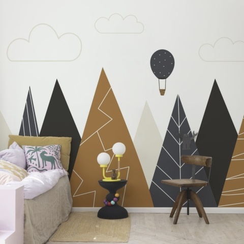 Fototapet, Balloon Mountain, Natural, Rebel Walls - Img 3
