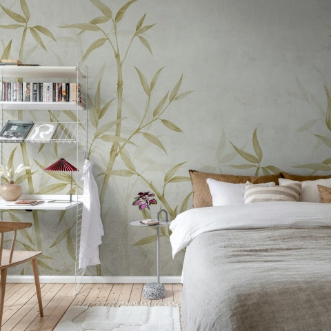 Fototapet, Bamboo Horizon, Yellow, Rebel Walls - Img 3