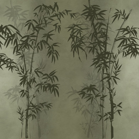 Fototapet, Bambusa, Green, Rebel Walls - Img 2