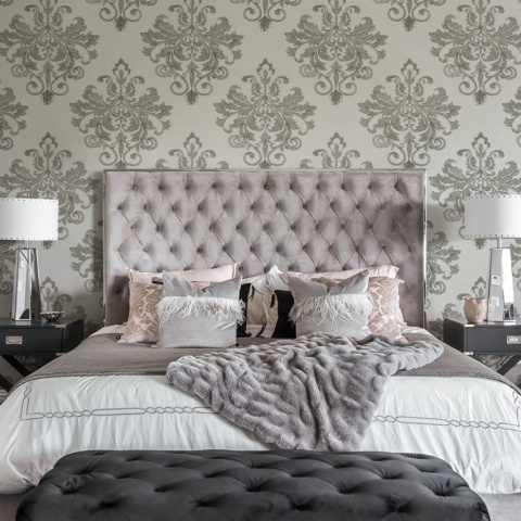 Fototapet, Baroque Pearl, White, Rebel Walls - Img 5
