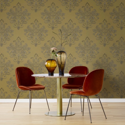 Fototapet, Baroque Pearl, Yellow, Rebel Walls - Img 4