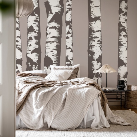 Fototapet, Birch Grove, Gray, Rebel Walls - Img 4