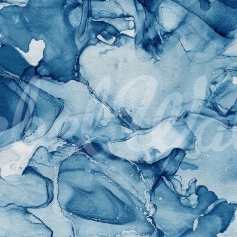 Fototapet, Blue Watercolors, Rebel Walls - Img 2