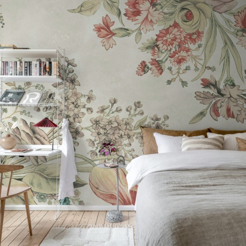 Fototapet, Bold Floral, Pink, Rebel Walls - Img 3