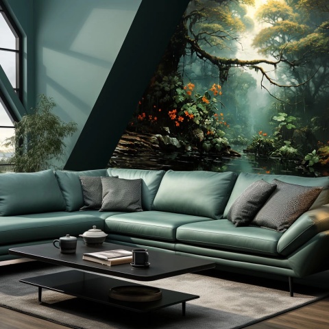 Fototapet Botanic Bosquet Amolops Rêve BA100 - Img 2