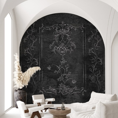 Fototapet Boucler Stucco Dark, VLAdiLA - Img 3