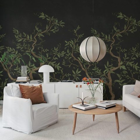 Fototapet, Branches of Dreams, Black, Rebel Walls - Img 3