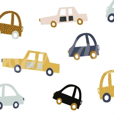 Fototapet, Cars, Pastel, Rebel Walls - Img 2