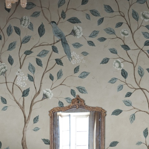 Fototapet, Chinoiserie Dream, Blue, Rebel Walls - Img 3