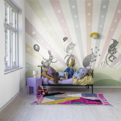 Fototapet, Circus, Pastel, Rebel Walls - Img 5