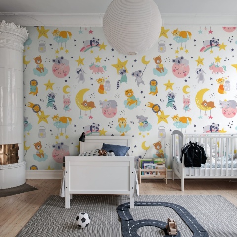 Fototapet, Cute Stickers, Rebel Walls