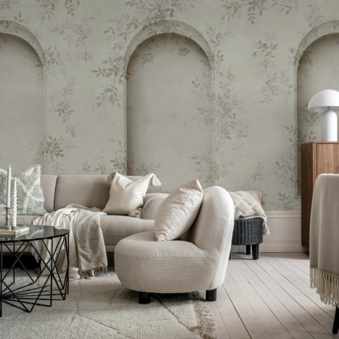 Fototapet, Daydream Arches, Gray, Rebel Walls