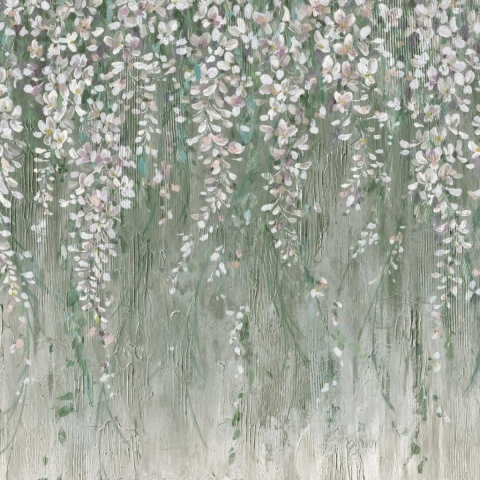 Fototapet, Draped Blossoms, Green, Rebel Walls - Img 2