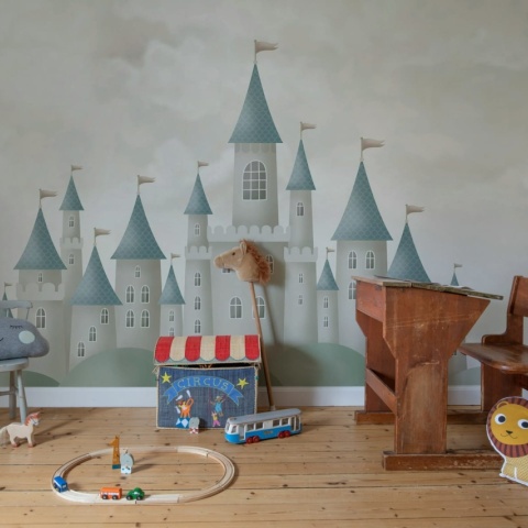 Fototapet, Dreamy Castle, Beige, Rebel Walls