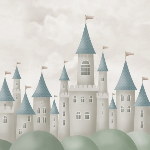 Fototapet, Dreamy Castle, Beige, Rebel Walls - Img 2