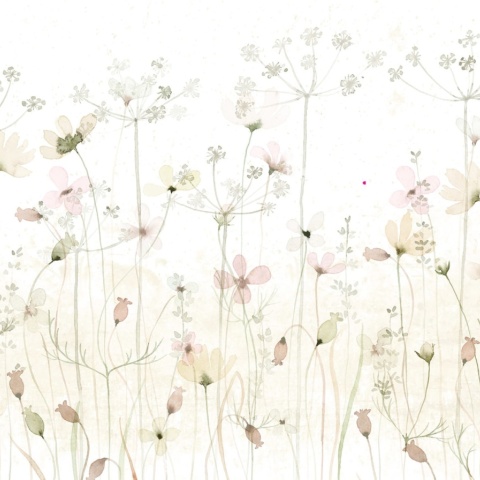 Fototapet, Dreamy Meadow, Pastel, Rebel Walls - Img 2