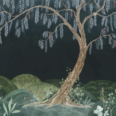 Fototapet, Dreamy Tree, Midnight, Rebel Walls - Img 2