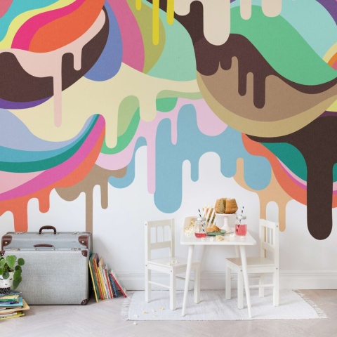 Fototapet, Dripping Ice Cream, Rebel Walls - Img 3
