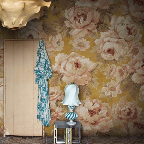 Fototapet, Eternal Blossoms, Yellow, Rebel Walls - Img 3