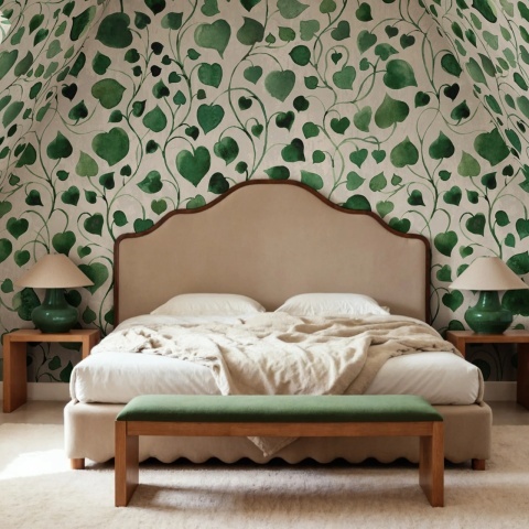 Fototapet, Eternal Vine, Green, Rebel Walls
