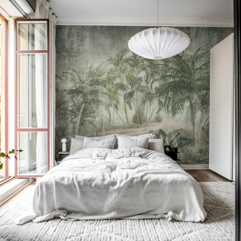 Fototapet, Faded Tropics, Green, Rebel Walls - Img 3