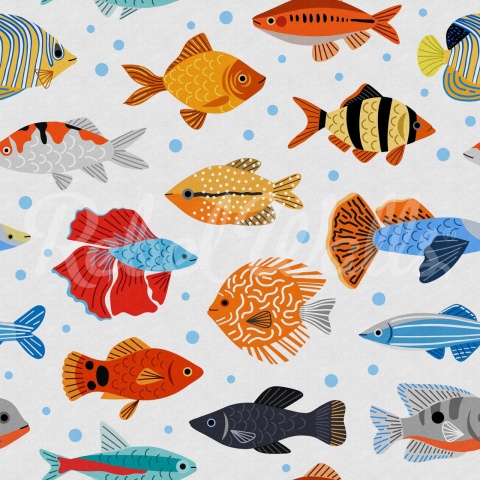 Fototapet, Fish Shoal, Day, Rebel Walls - Img 2