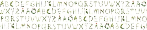 Fototapet, Floral Alphabet, Rebel Walls - Img 2