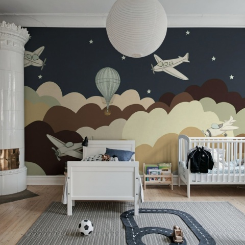 Fototapet, Fly Away, Brown, Rebel Walls