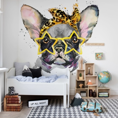 Fototapet, French Bulldog, Rebel Walls