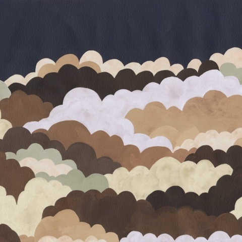Fototapet, Fun Clouds, Night, Rebel Walls - Img 2
