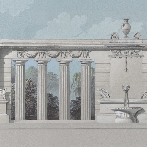 Fototapet, Garden Palace, Vintage, Rebel Walls - Img 2