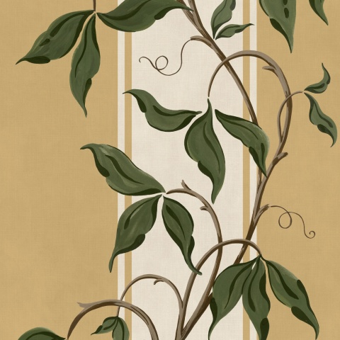 Fototapet, Garden Stripe, Yellow, Rebel Walls - Img 2