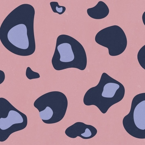 Fototapet, Giant Leopard, Pink, Rebel Walls - Img 2