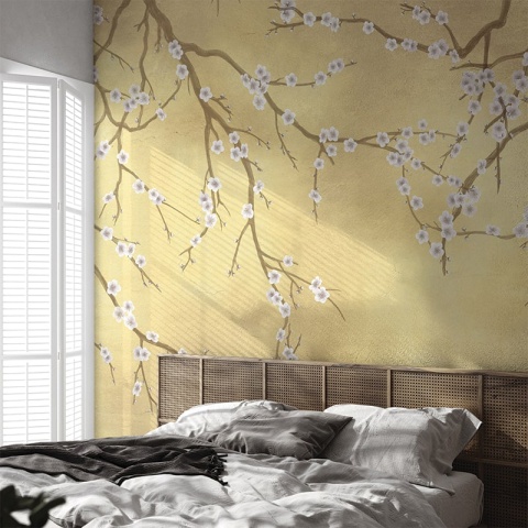 Fototapet Gilded Sakura, VLAdiLA - Img 3