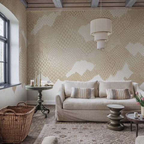 Fototapet, Golden Mountains, Sand, Rebel Walls