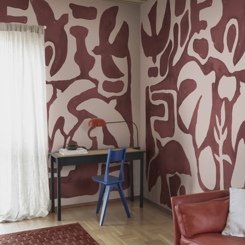 Fototapet, Harmony Forms, Red &amp; Pink, Rebel Walls - Img 3