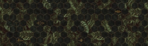 Fototapet, Hexagon Leaves, Rebel Walls - Img 2