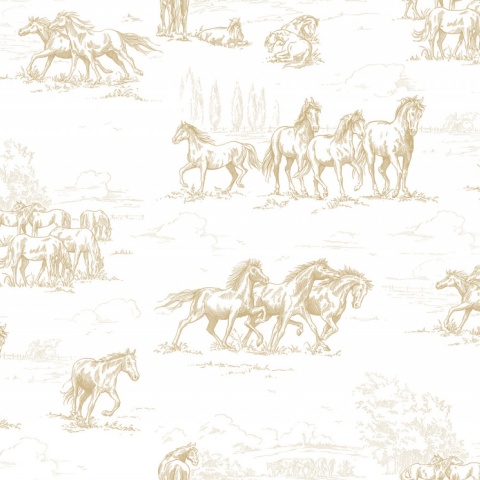 Fototapet, Horse Herd, Gold, Rebel Walls - Img 5
