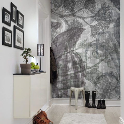 Fototapet, Jelly Belly Plants, Black &amp; White, Rebel Walls - Img 4