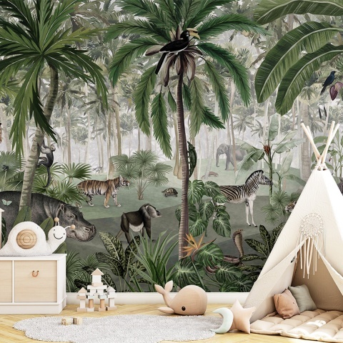 Fototapet Jungle Lookbook, Kikki Belle - Img 5