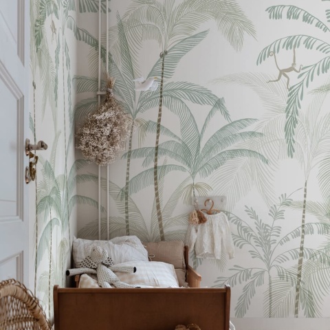 Fototapet lavabil, Louie, Light Green, Sandberg - Img 3