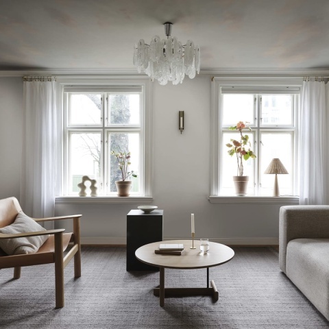 Fototapet lavabil, Moln Ceiling, Misty Blue, Sandberg - Img 3