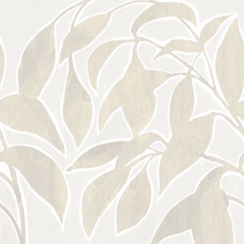 Fototapet, Leaf Silhouette, Beige, Rebel Walls - Img 2