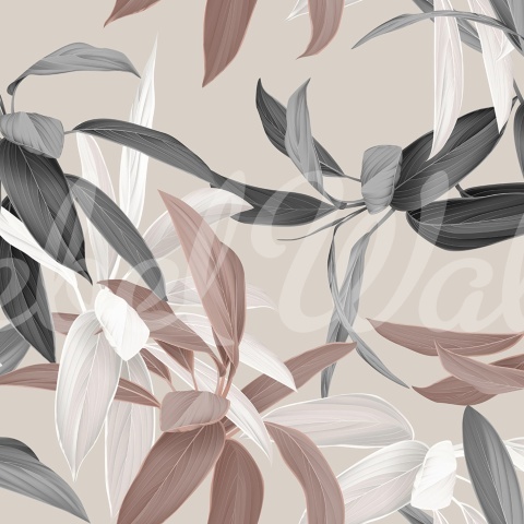 Fototapet, Lily Garden, Rust, Rebel Walls - Img 2
