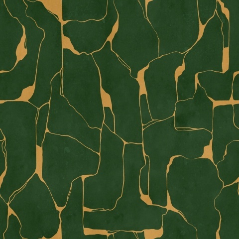 Fototapet, Linear Flow, Green, Rebel Walls - Img 2