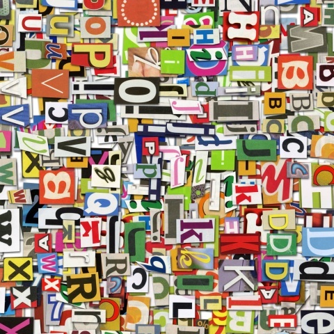 Fototapet, Magazine Letters, Rebel Walls - Img 2