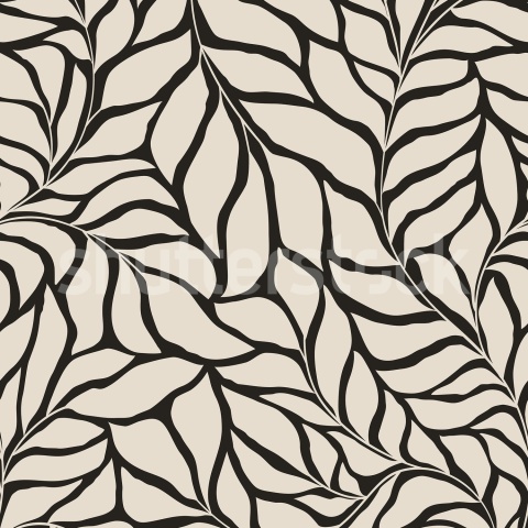 Fototapet, Midnight Vines, Black, Rebel Walls - Img 2